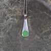 Sterling silver hapopo pounamu pendant