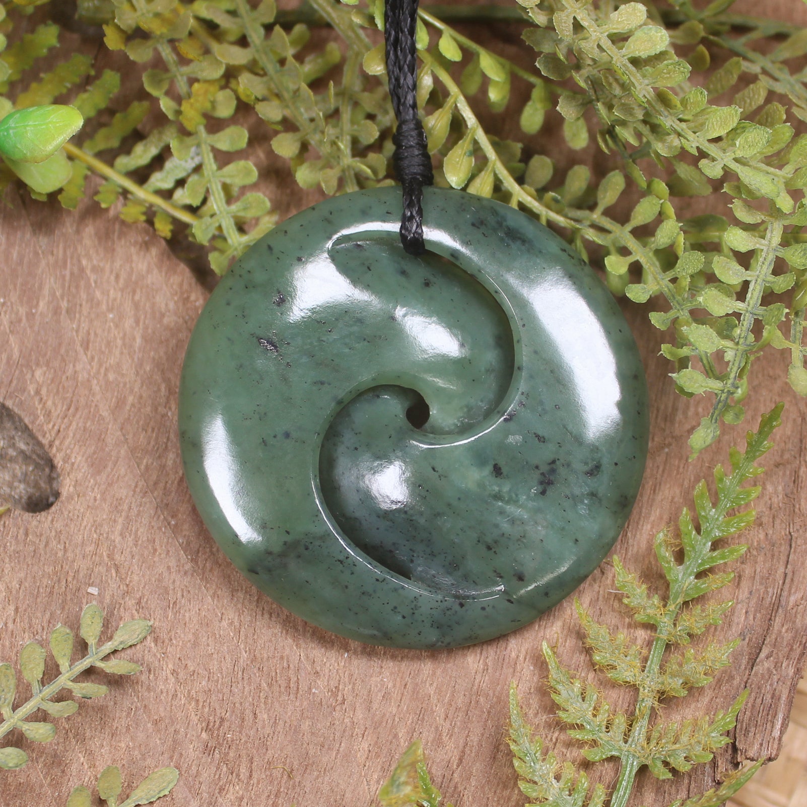 Hapopo Pounamu Koru - NZ Greenstone