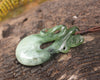 Manaia carved from Rimu Pounamu - NZ Greenstone