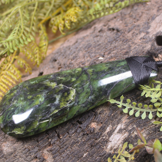 Roimata Teardrop carved from Douglas Creek Pounamu - NZ Greenstone