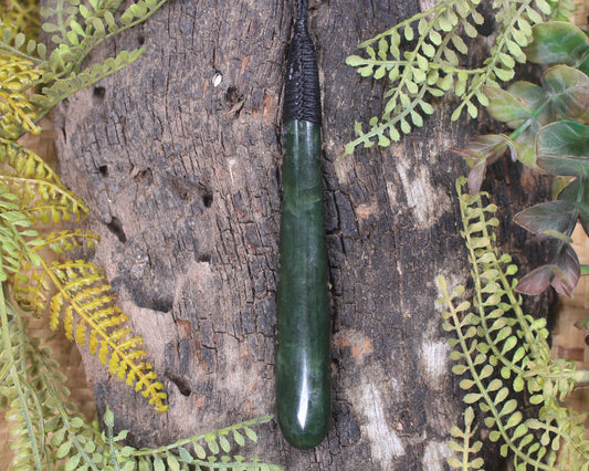 Kawakawa Pounamu Roimata Pendant - NZ Greenstone