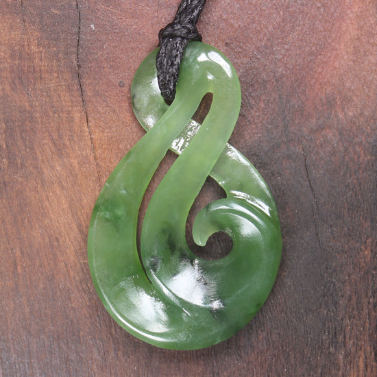 Hapopo Pounamu Koru Twist