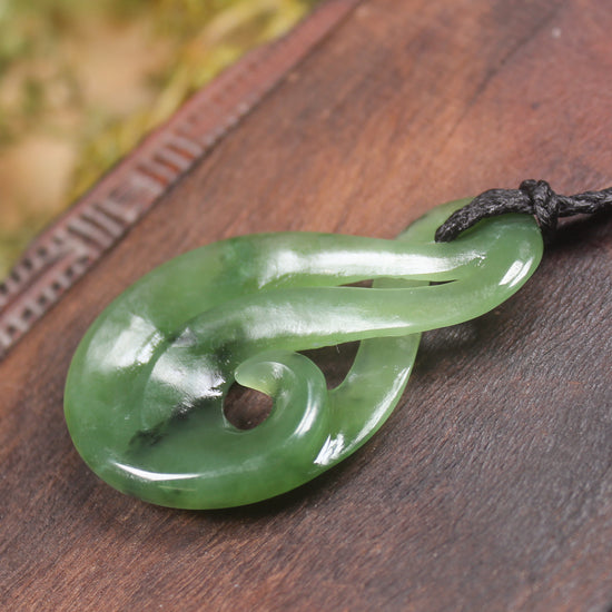 Hapopo Pounamu Koru Twist
