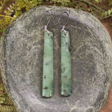 Hapopo Pounamu Earrings