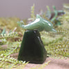 Hapopo Pounamu Dolphin Sculpture - NZ Greenstone