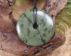 Porowhita carved from Rimu Pounamu - NZ Greenstone