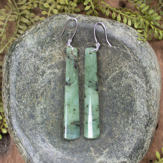 Hapopo Pounamu Earrings