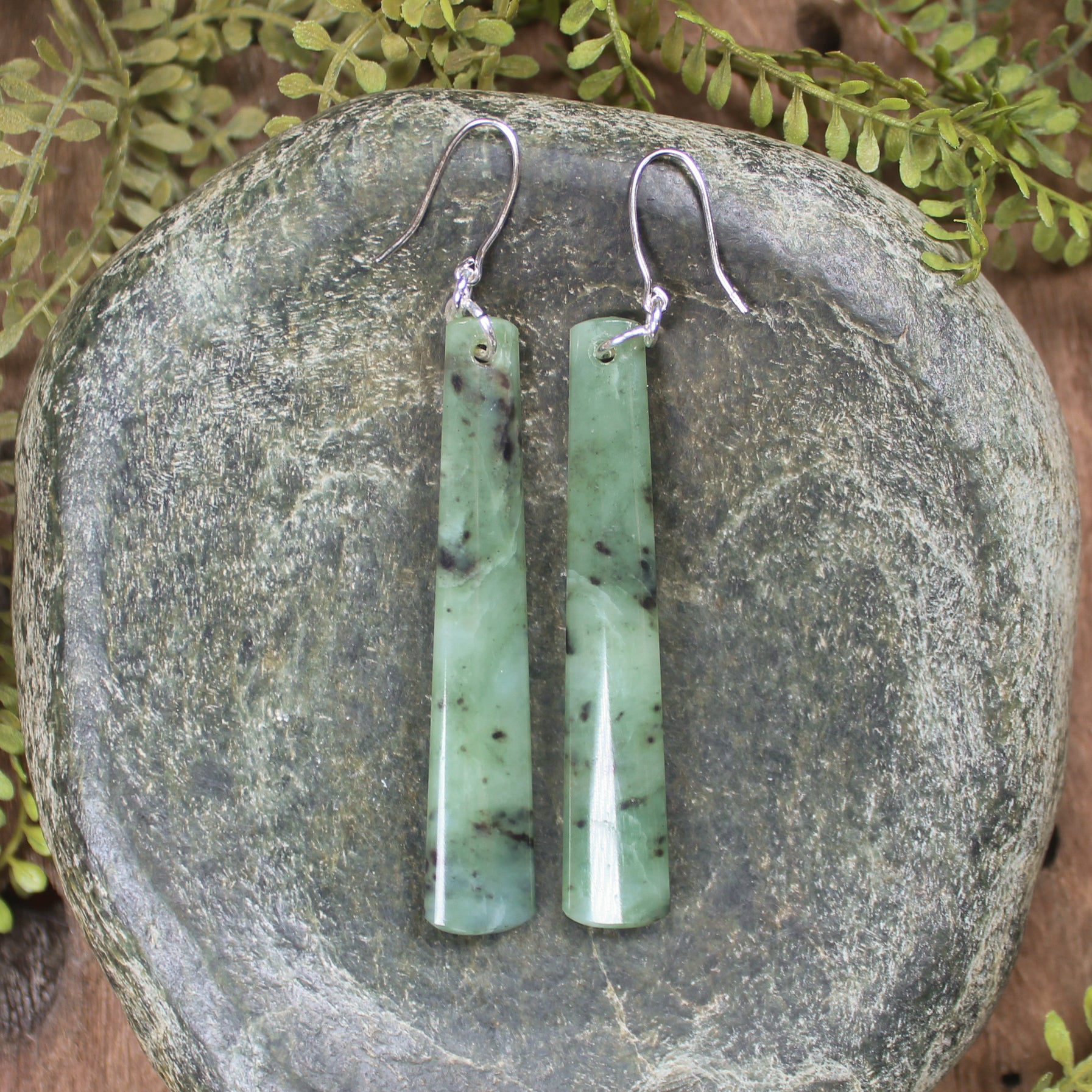Hapopo Pounamu Earrings