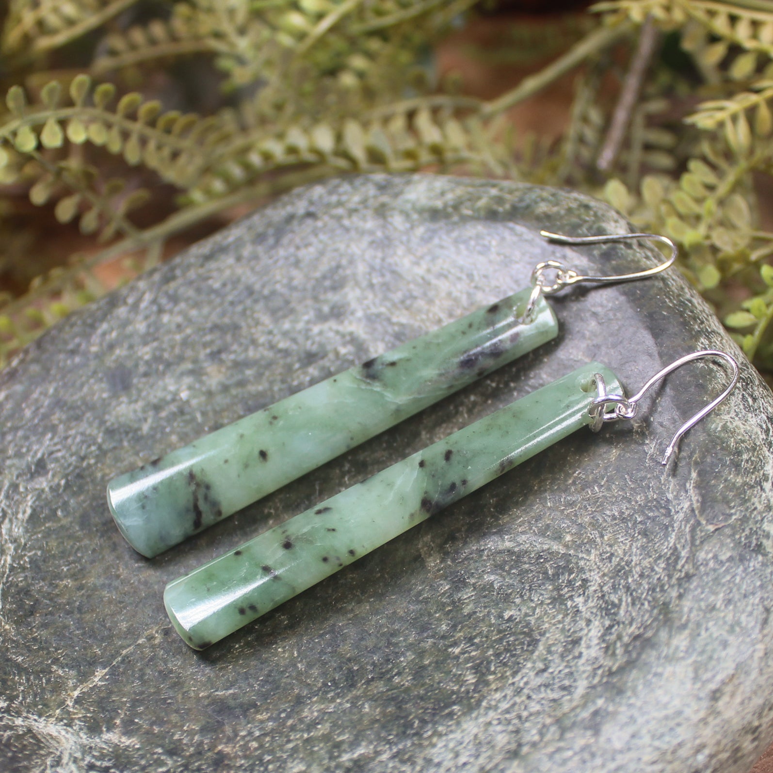 Hapopo Pounamu Earrings