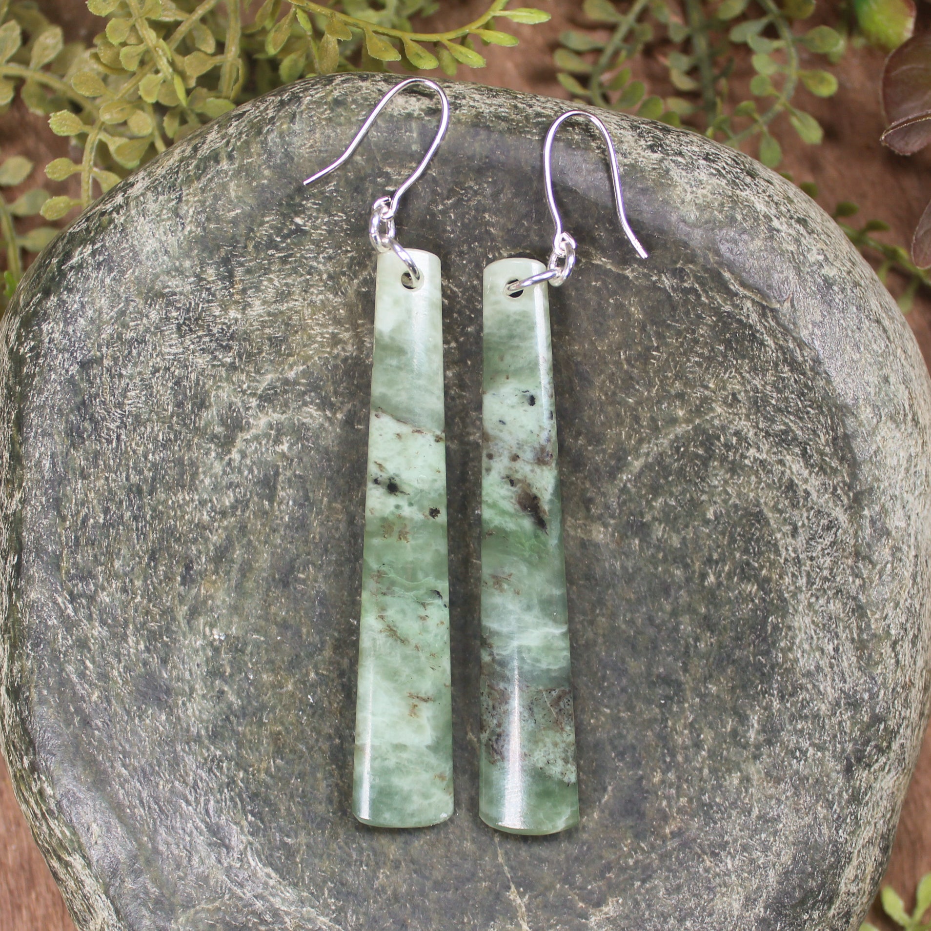 Hapopo Pounamu Earrings