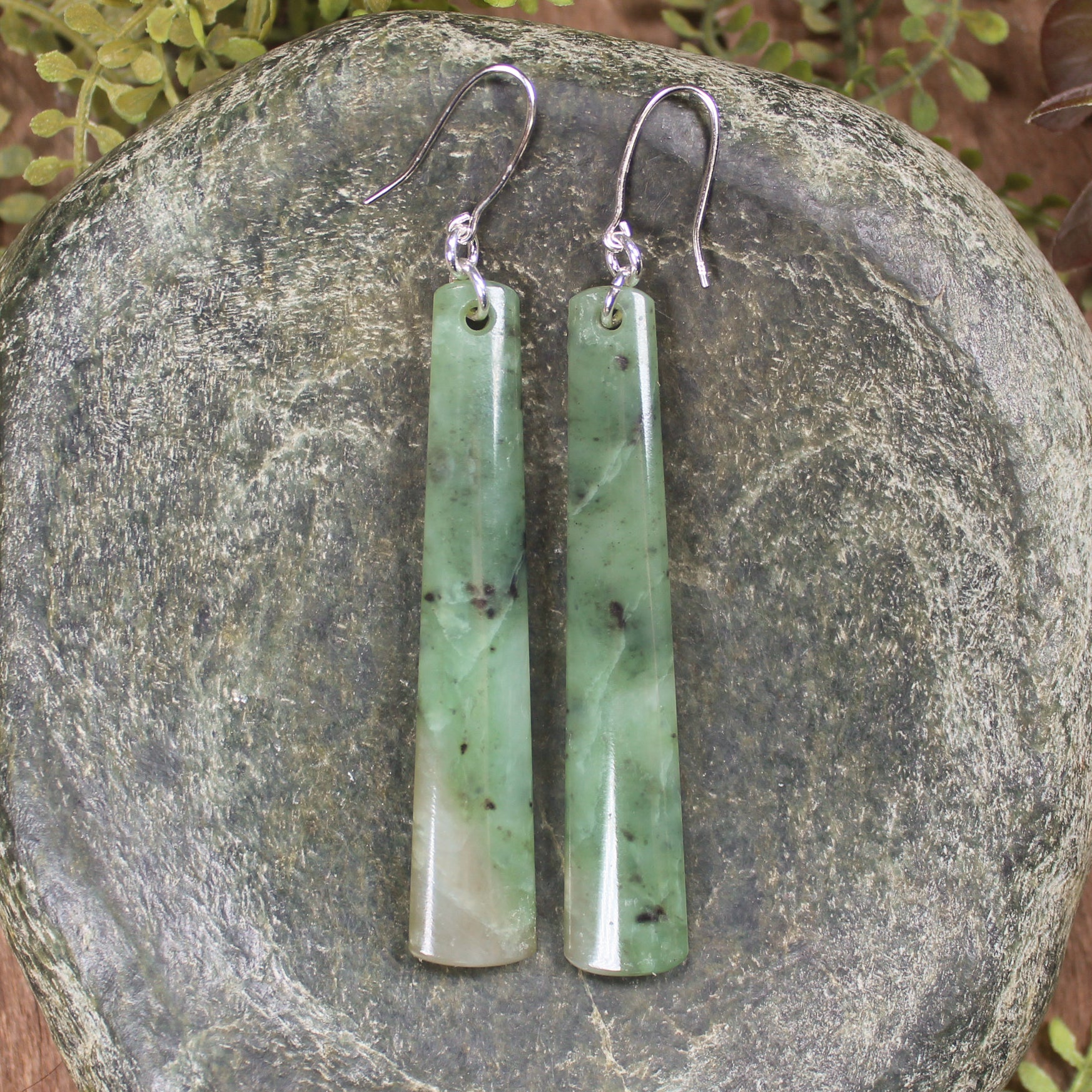 Hapopo Pounamu Earrings