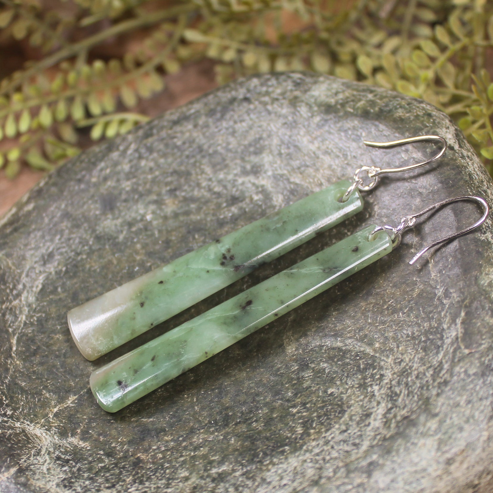 Hapopo Pounamu Earrings