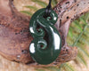 Hammerhead pendant carved from Kawakawa Pounamu - NZ Greenstone