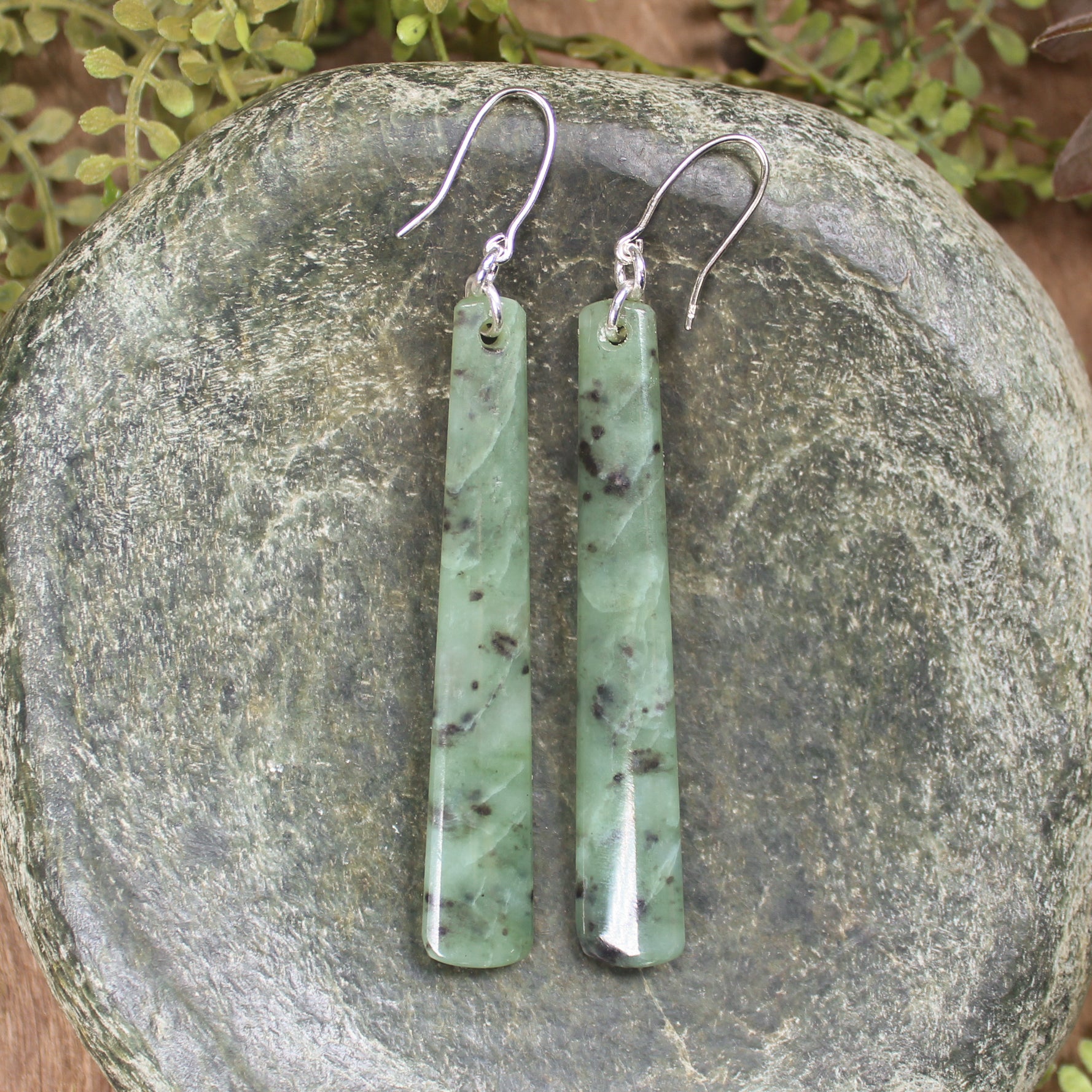 Hapopo Pounamu Earrings