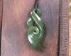 Hapopo Pounamu Koru Twist - NZ Greenstone