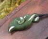 Hapopo Pounamu Koru Twist - NZ Greenstone