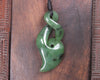 Hapopo Pounamu Koru Twist - NZ Greenstone