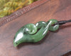 Hapopo Pounamu Koru Twist - NZ Greenstone