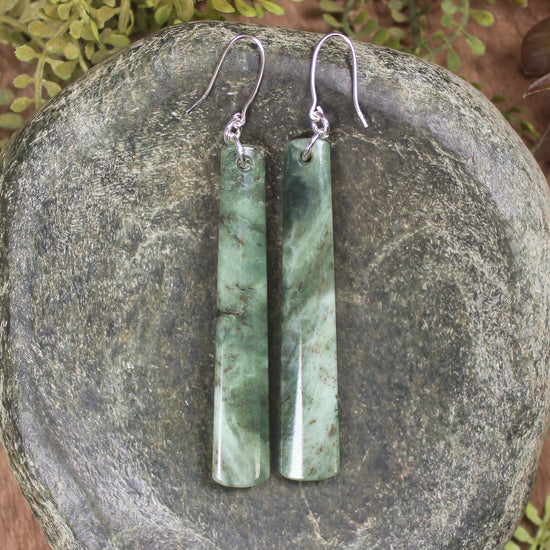Hapopo Pounamu Earrings