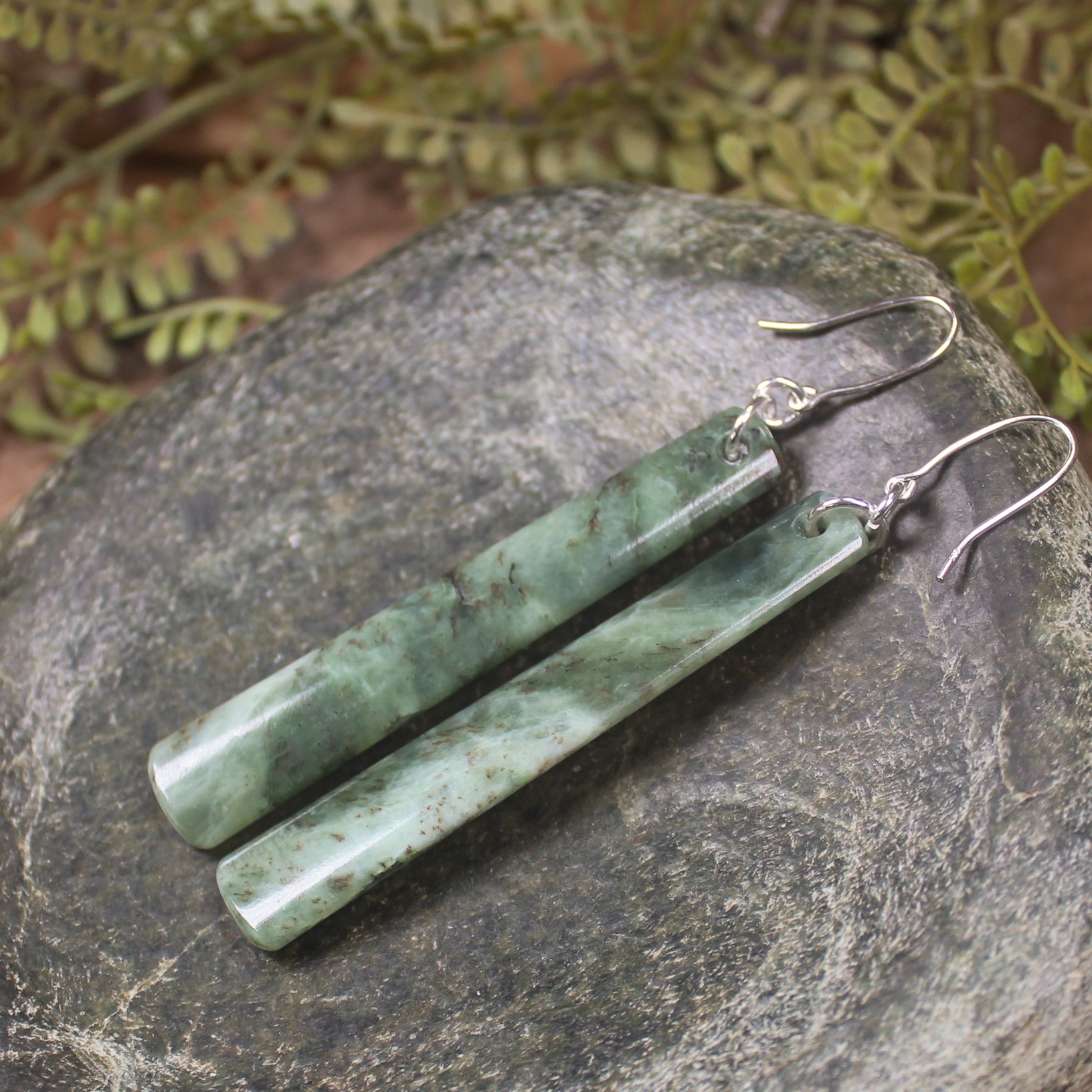Hapopo Pounamu Earrings