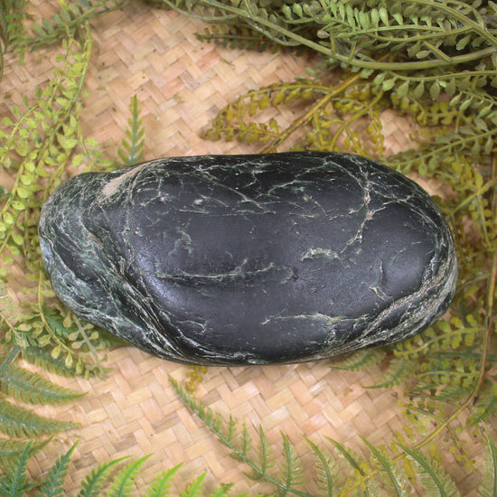 Freeform Kawakawa Pounamu Sculpture