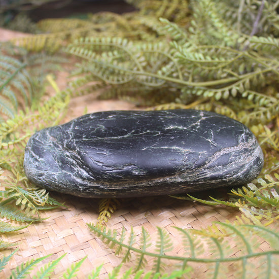Freeform Kawakawa Pounamu Sculpture
