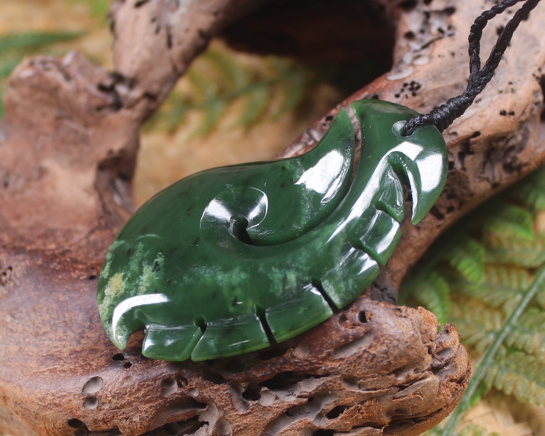 Hei Matau Pounamu Pendant