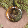 Koru carved from Totoweka Pounamu - NZ Greenstone