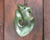 Hei Matau carved from Hapopo Pounamu - NZ Greenstone