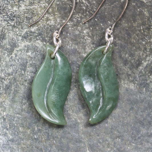 Inanga Pounamu Earrings