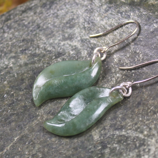 Inanga Pounamu Earrings
