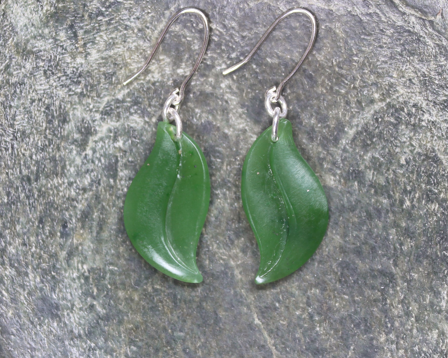 Hapopo Pounamu Earrings