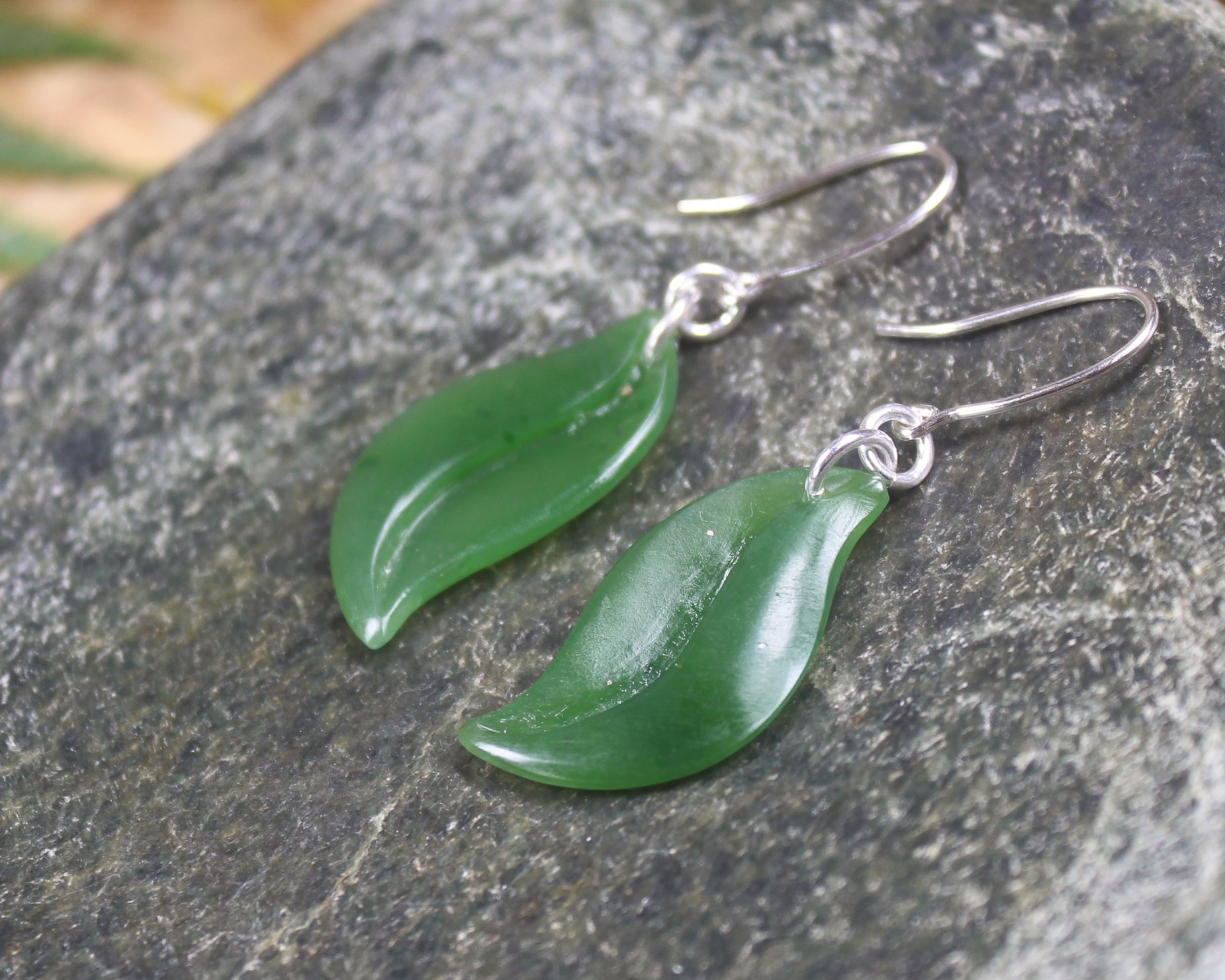 Hapopo Pounamu Earrings