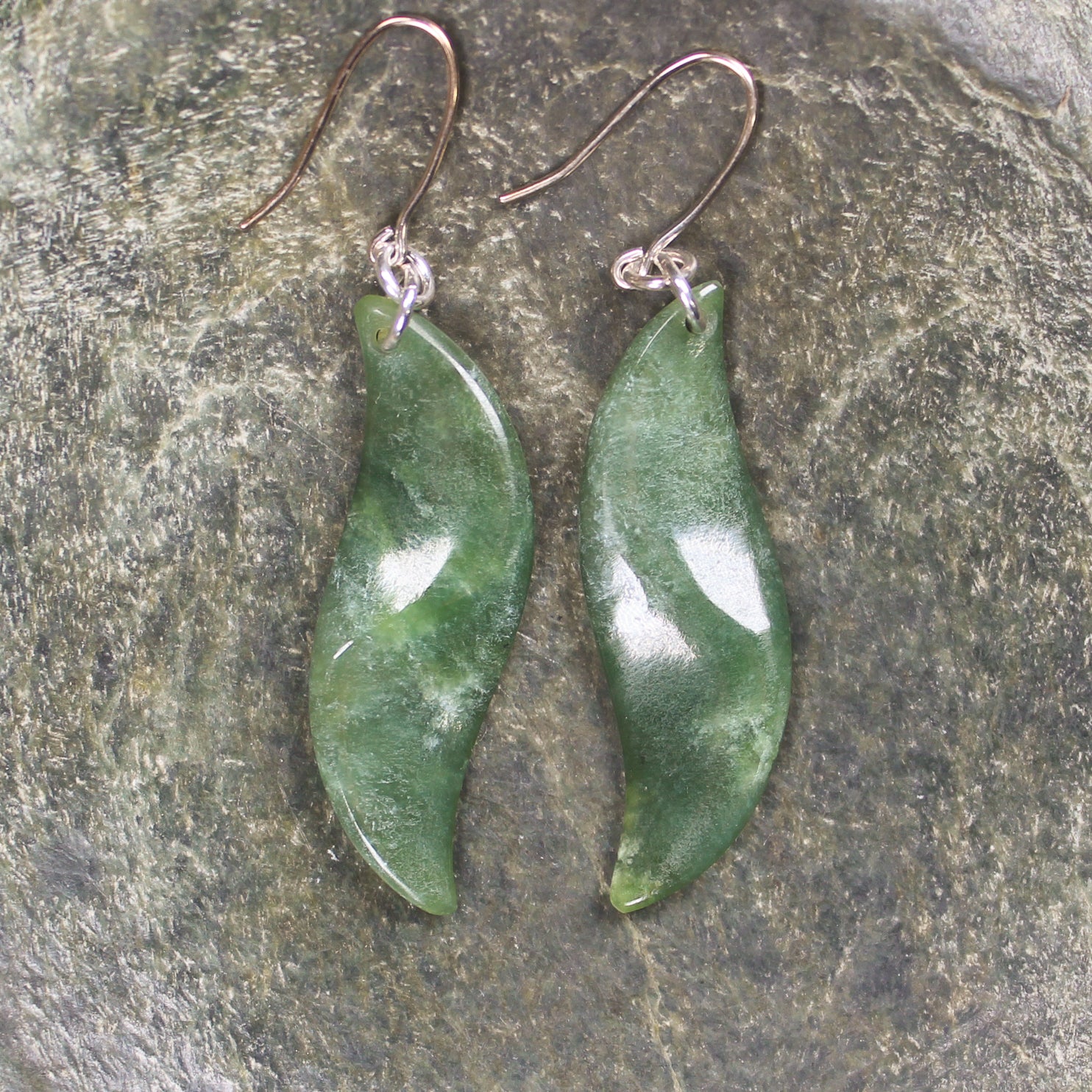Hapopo Pounamu Earrings