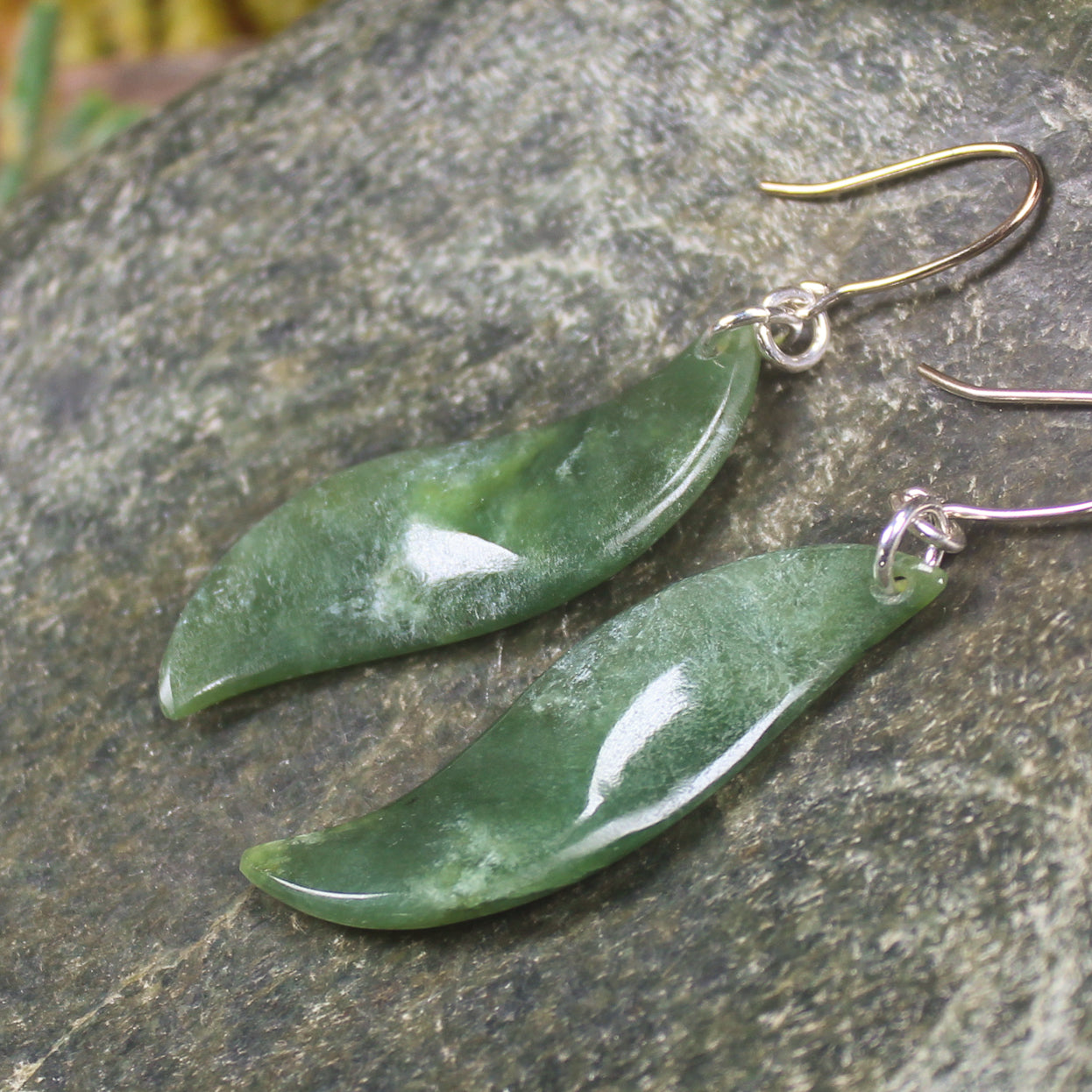 Hapopo Pounamu Earrings