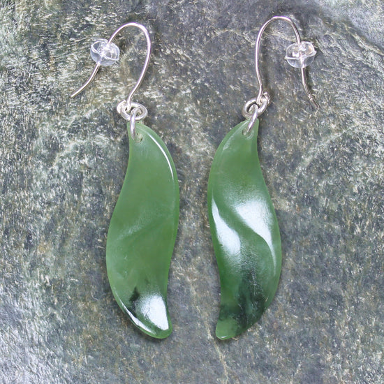 Hapopo Pounamu Earrings