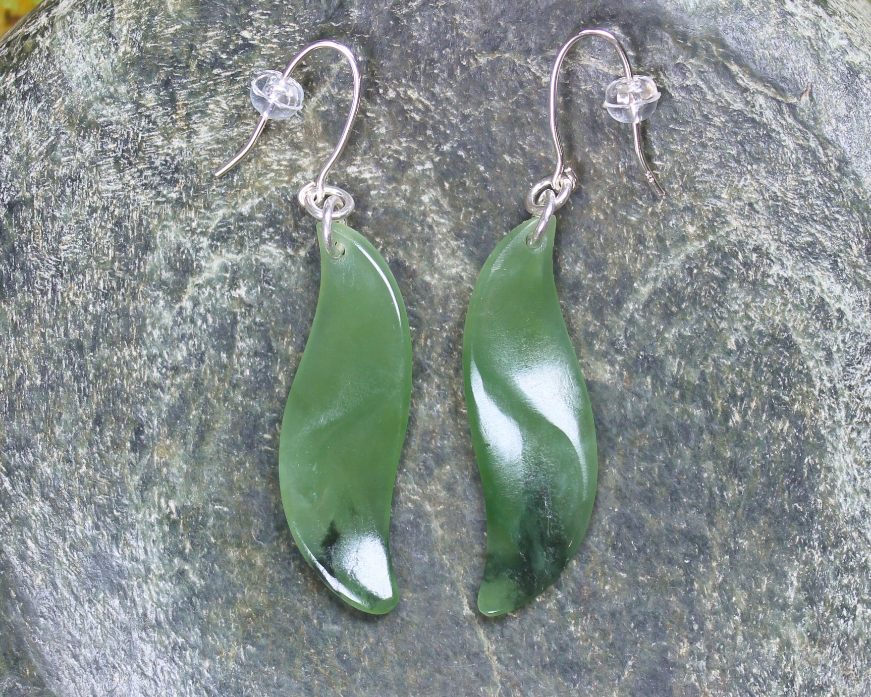 Hapopo Pounamu Earrings