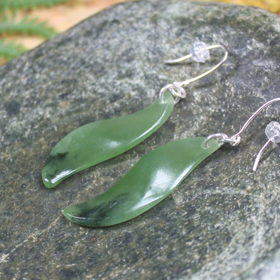 Hapopo Pounamu Earrings