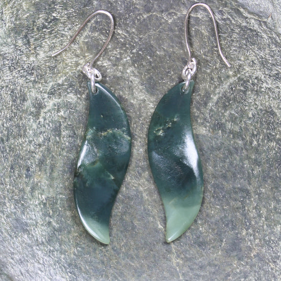 Inanga Pounamu Earrings
