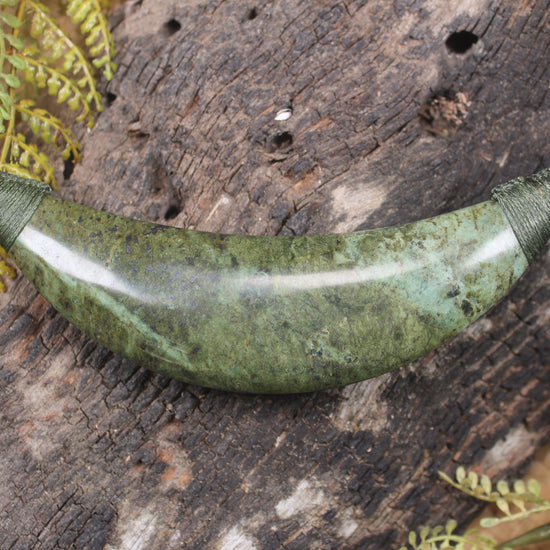 Breastplate or Shield carved from NZ Serpentine