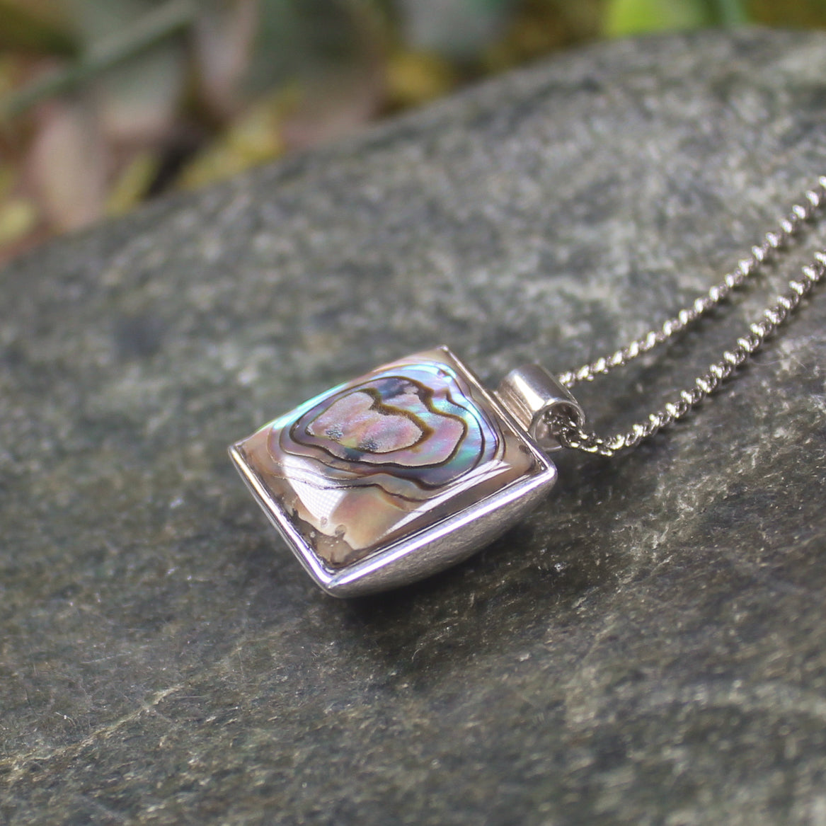 Sterling Silver Pāua Shell Pendant