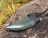 Inanga Pounamu Tooth pendant - NZ Greenstone