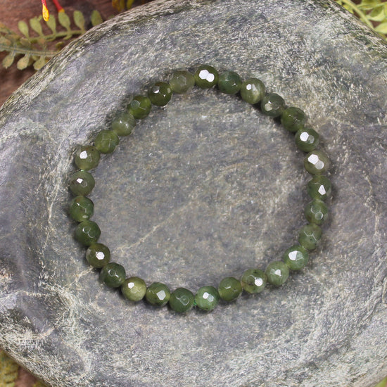 Hapopo Pounamu beaded bracelet