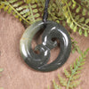 Inanga Koru pendant - NZ Greenstone