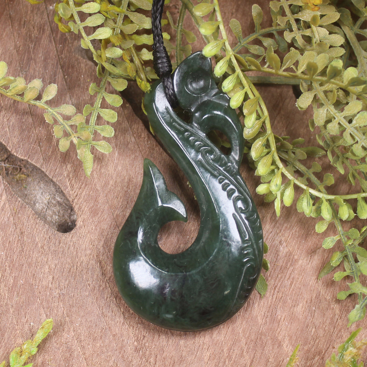 Manaia pendant carved from Kawakawa Pounamu - NZ Greenstone