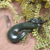 Manaia pendant carved from Kawakawa Pounamu - NZ Greenstone