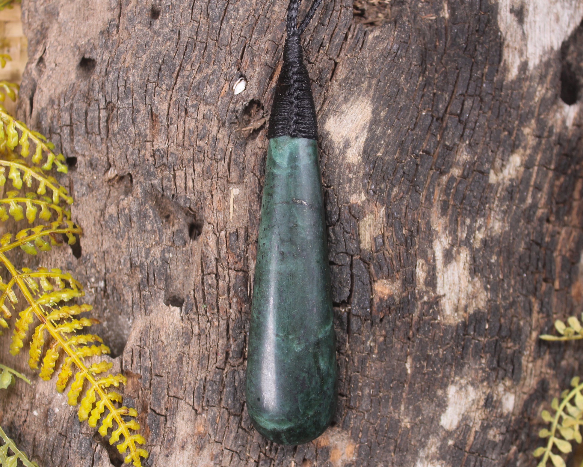 Roimata or Teardrop carved from NZ Serpentine