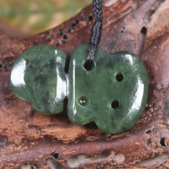 Rimu Pounamu Hei Tiki - NZ Greenstone