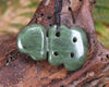 Hapopo Pounamu Hei Tiki - NZ Greenstone