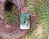 Toki or Adze with Koru carved from Hapopo Pounamu - NZ Greenstone